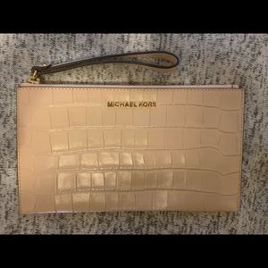 Michael Kors Ballerina Pink Large Wristlet Wallet